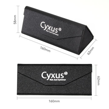 Cyxus Triangle Eyeglasses Case Glasses Case cyxus